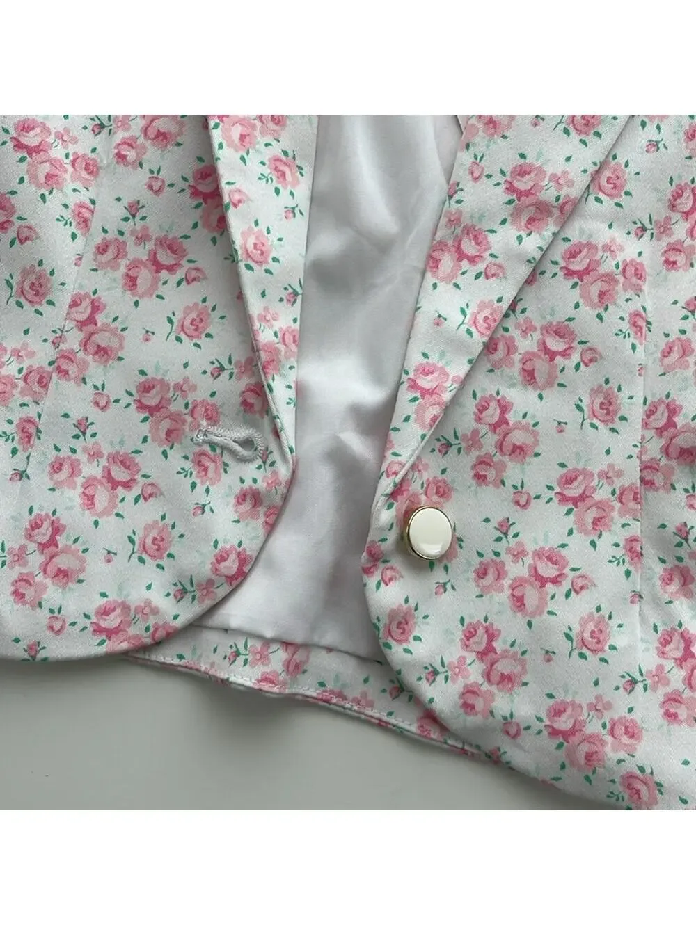 Janie and Jack Floral Sateen Jacket